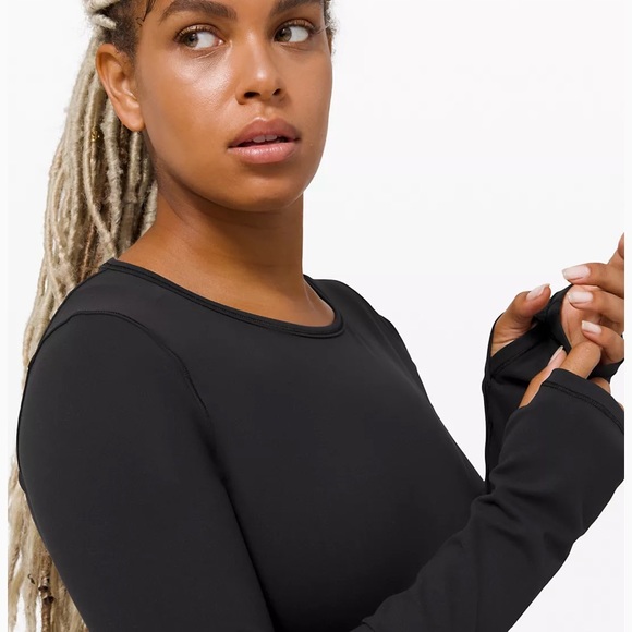 EUC Lululemon Wunder Train Black Crop Top 🌟 - Picture 4 of 7